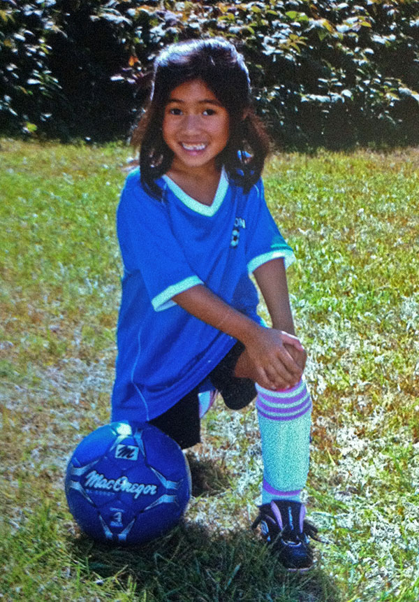 Beatrice Soccer at 4 years old photo