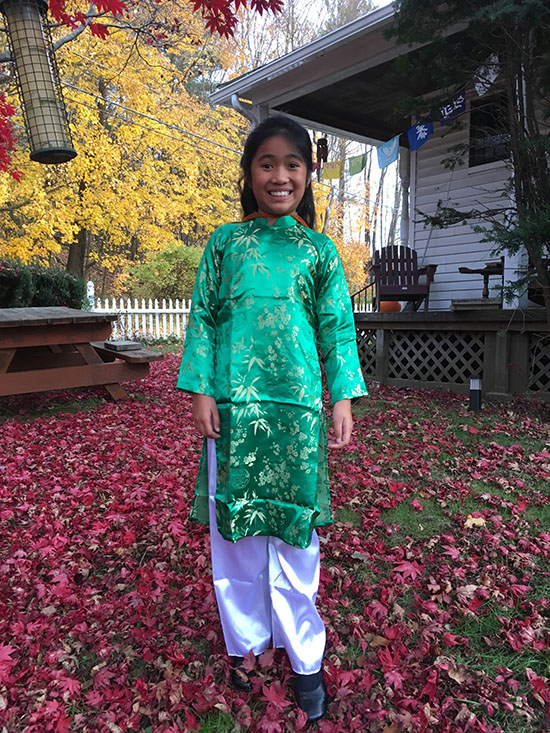 beatrice with ao dai photo