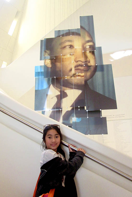 beatrice at martin Luther king museum