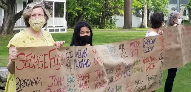 beatrice at Black Lives Matter Protest