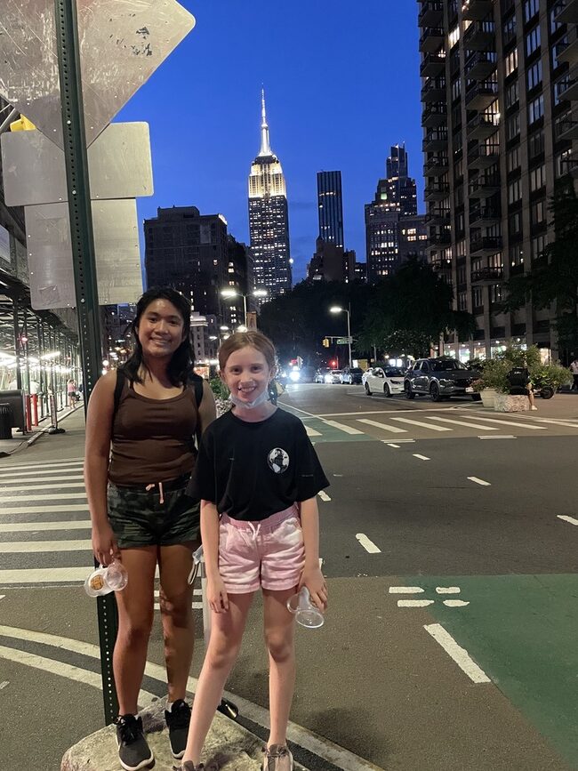 Beatrice Foronda and Annalena Fulco in NYC photo