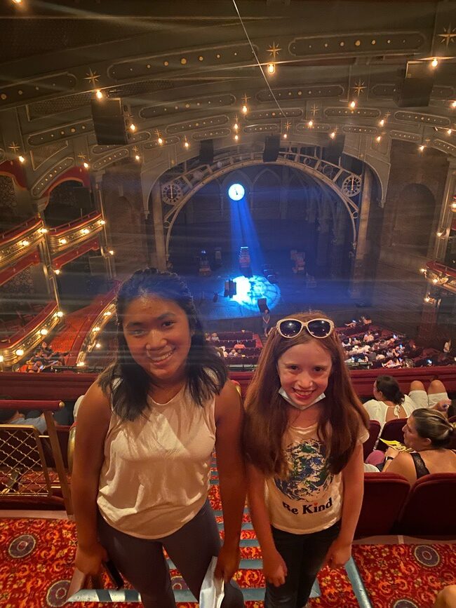 Beatrice Foronda and Annalena Fulco at the Cursed Child Broadway Show Photo